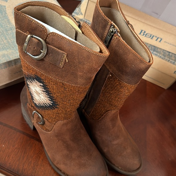 BORN Women's Triana Brown 9.5 boots brand new - Picture 7 of 8